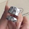 925 Sterling Silver Rings for Women Men Couple Minimalist Handmade Star Zircon Ring Party Jewelry Gift Prevent Allergy