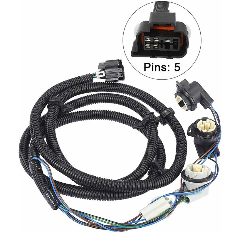 1Pair Car Rear Tail Light Harness Wiring Kit For Chevy  Silverado 1500 2500 3500 2003-2007 16531402 16531401