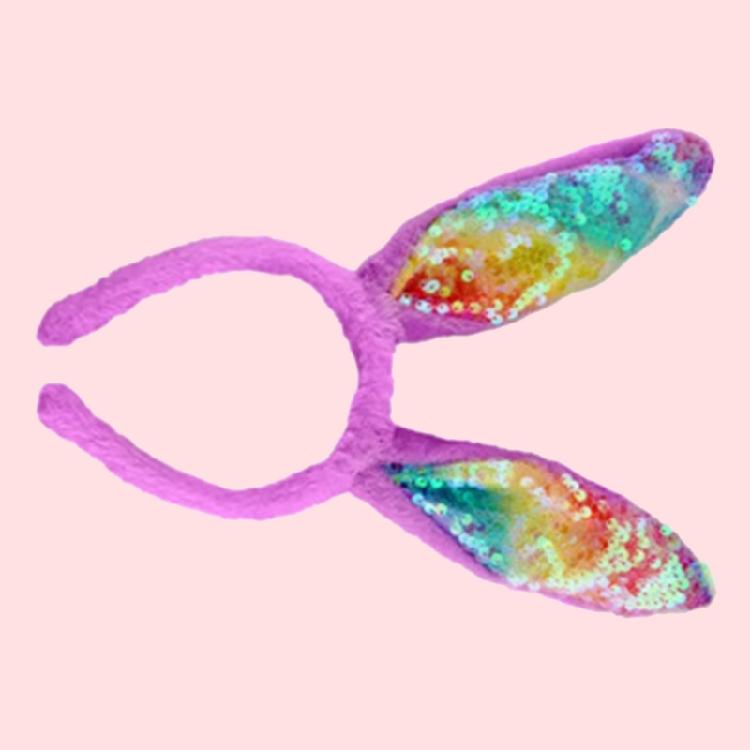 Easter Party Sequins Rabbits Ear Hairband Colorful Cute Teen Role Play Hairband