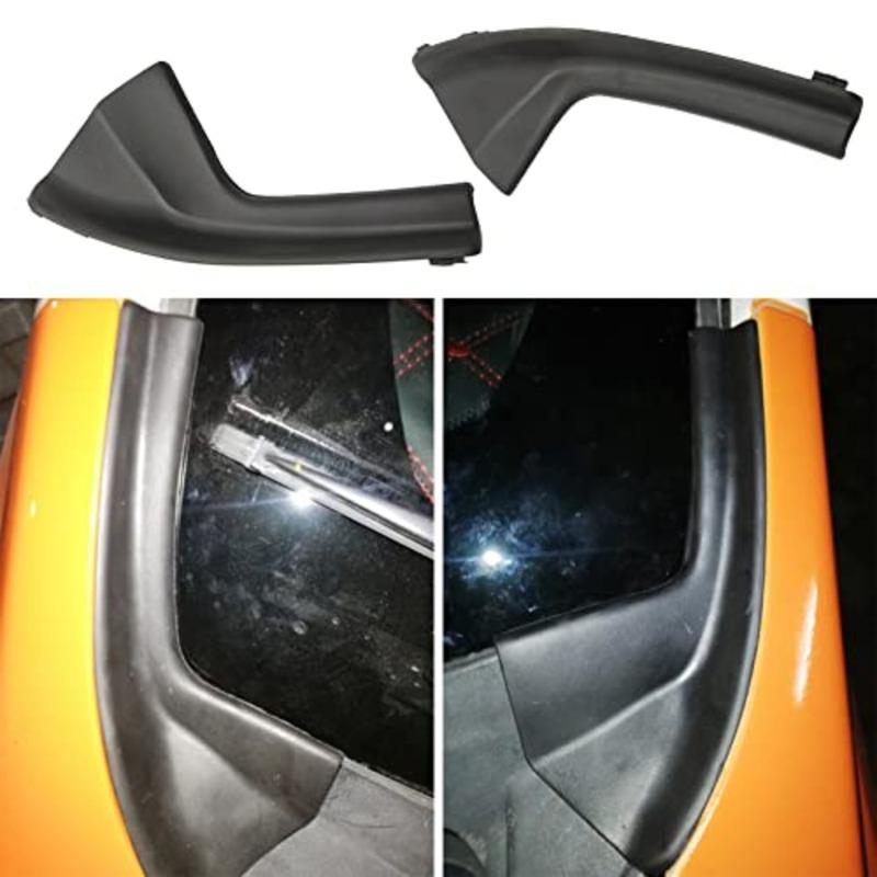 4 pair Left and Right Car Front Windshield Wiper Side Trim Cover Water Deflector AU05 For Nissan Tiida 66895-ED50A 66894-ED500