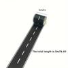 Reusable Black Car Road Sticker Road Tape Train Track Stick For Floors Walls Quick Cleanup Race Car Party Decorations Accessory