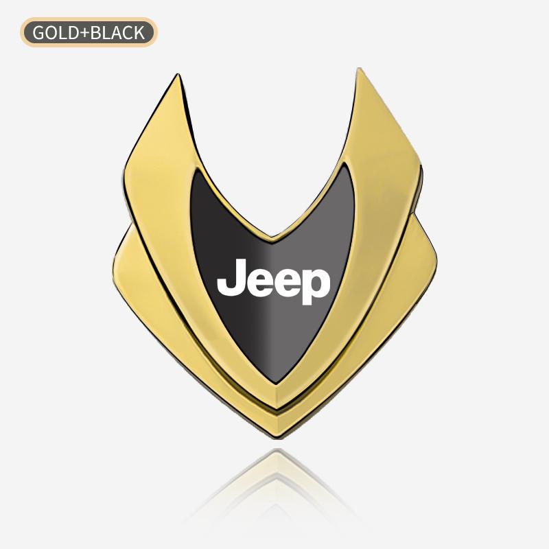 3D Badge Sticker Car Fender logo Rear Trunk Sticker For Jeep Grand Cherokee Wrangler JK Gladiator Compass Renegade Patriot AKP1