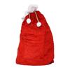 Weihnachtsmann-Sack für Süßigkeiten 27,6x19,7 Zoll Weihnachts-Keks-Kordelzugbeutel Wiederverwendbare Feiertags-Süßigkeitstasche für Gastgeschenke Strumpffüller