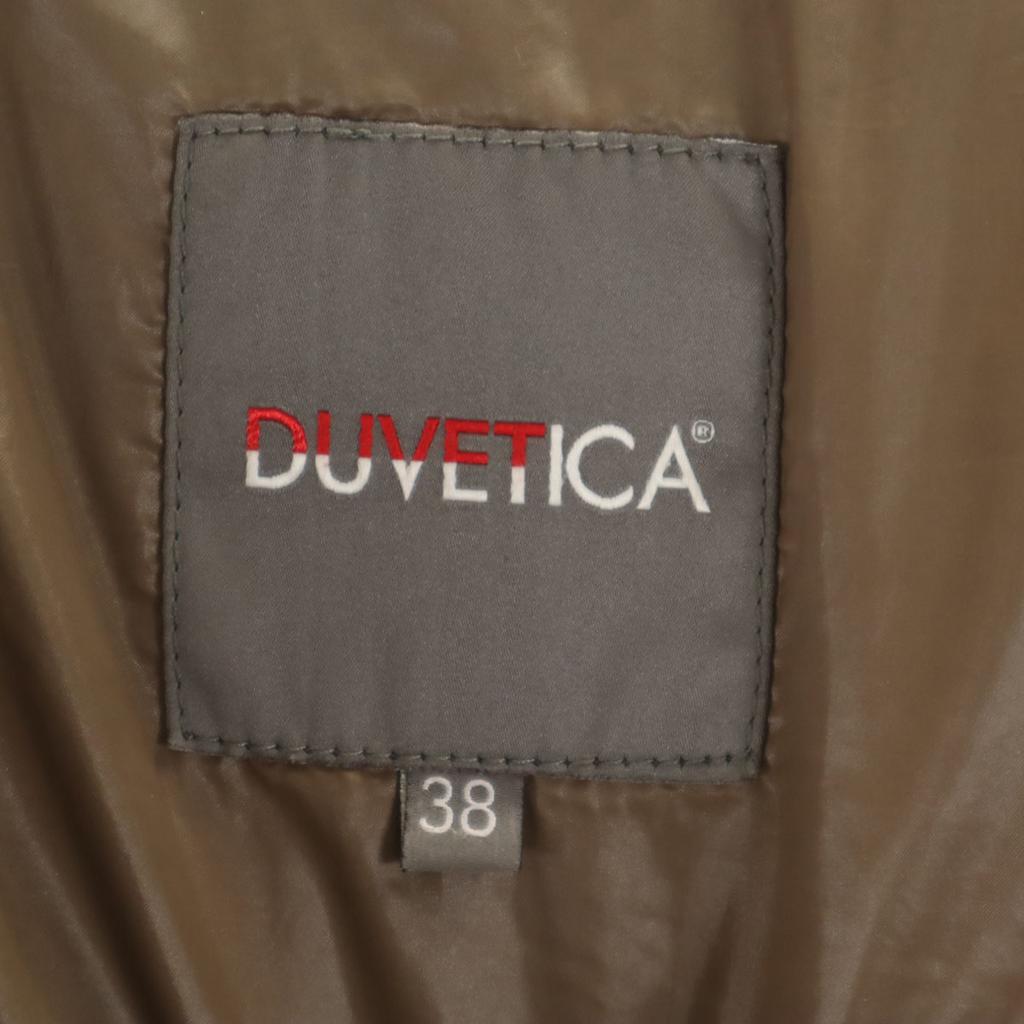 DUVETICA kappa down coat 38 Charcoal black With raccoon fur Women Used