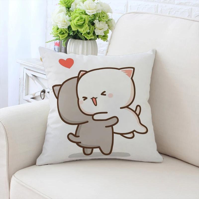 

Милый медведь декоративный узор наволочка для автомобиля украшения для офиса гостиной дивана дома наволочка 40x40cm