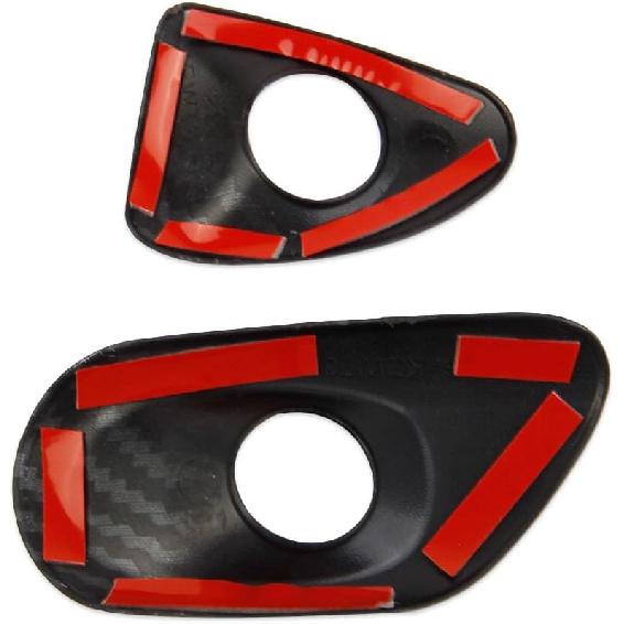 Carbon Fiber Style Interior Door Handle Button Trims Cover Accessoriess for 2005-2013 Chevy Corvette C6