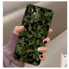 Green Camouflage Case For Samsung Galaxy A56 A16 A26 A36 A06 A52 A53 A33 A13 A34 A54 A14 A15 A35 A55 A22 A32