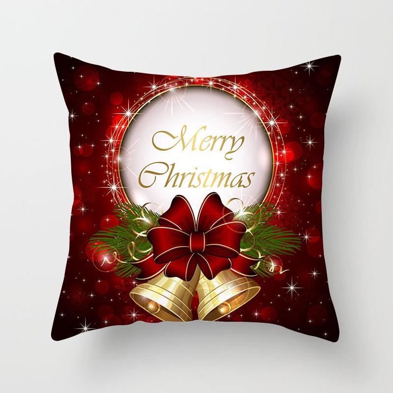 

New Christmas Pillowcase Festive Home Decoration Gift Sofa Pillowcase 45*45cm