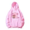 Just A Girl Who Loves Axolotls Print Kids Pink Hoodie Comfy Versatile Long Sleeve Streetwear Children Sweatshirt Baby Casual Top