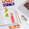 30PCS Colorful Fruits Bookmarks Skateboard Personalized Supply DIY Luggage Cartoon Graffiti Durable Living Room Decoration