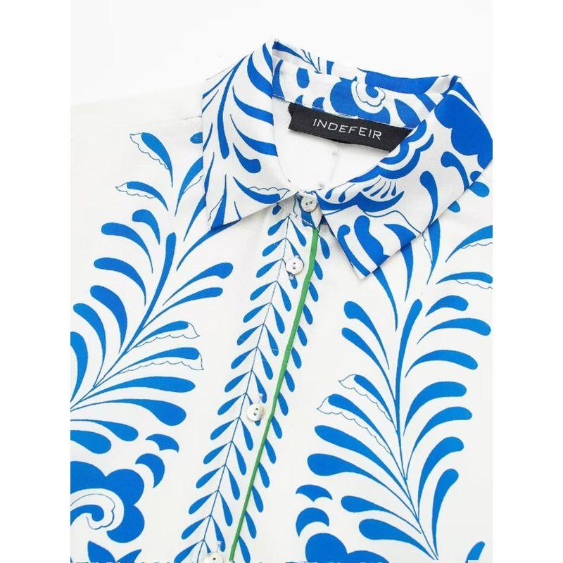 Kaslead New Arrival Women's Fashion Style Silk Satin Textured Shirt Casual Pants 2815183 2864176