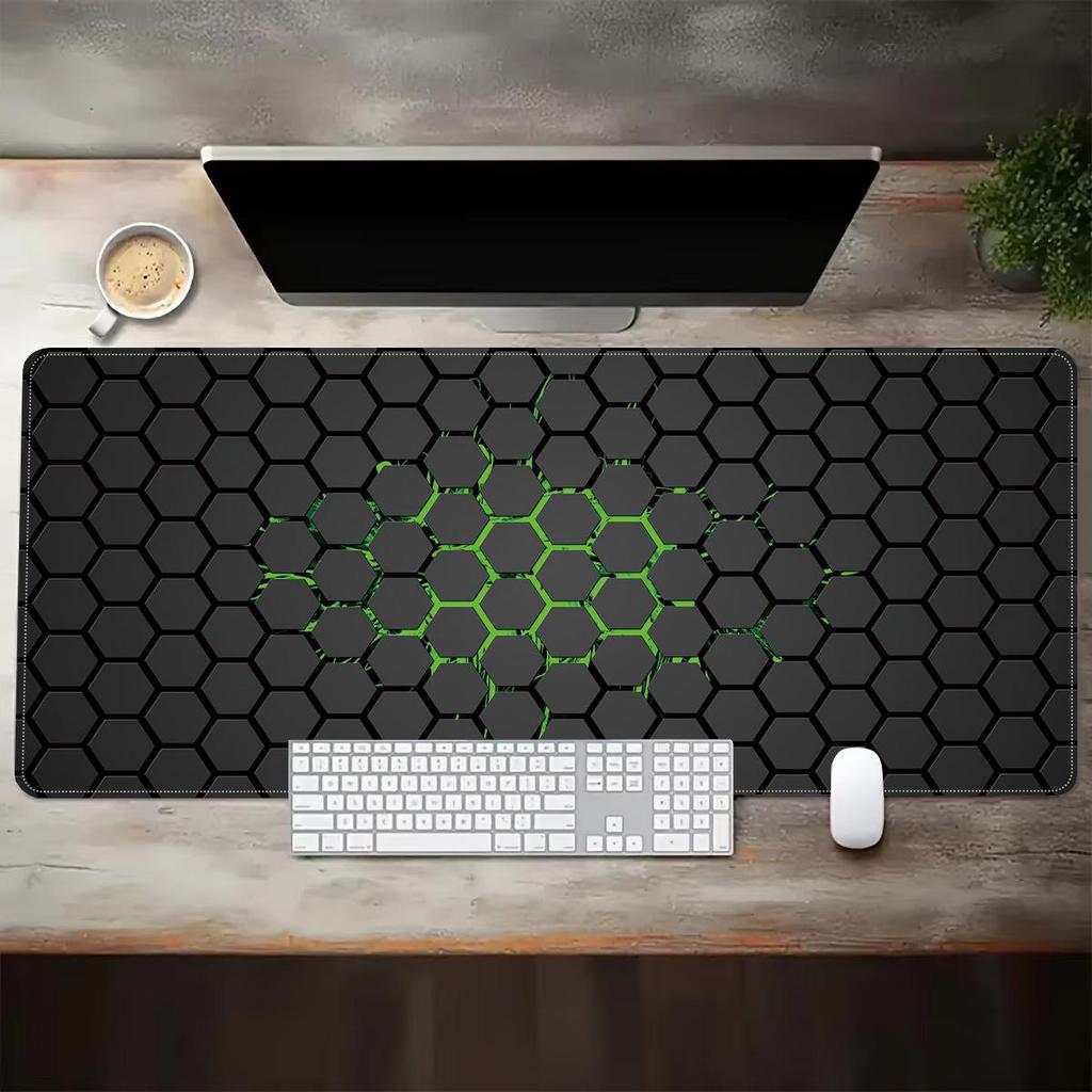 Benutzerdefinierte große Gaming-Mausmatte - Wabenmuster für E-Sport, Büro und Laptop