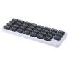 Monthly Pill Organizer 31 Day Portable Travel Pill Box with Numbered Compartments Easy Open Pill Case for Daily Pills And Supplement