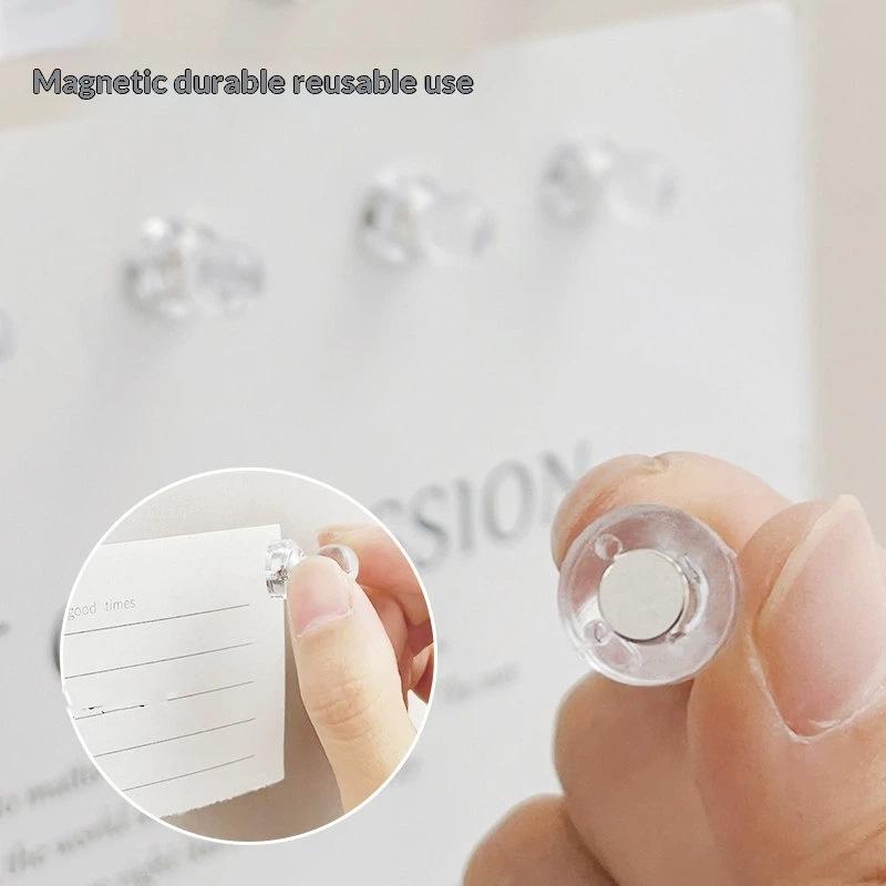 Strong Neodymium Noticeboard Pin Magnets Fridge Diy Whiteboard Uses In Office Advertising Education And Other Pur 10Pcs