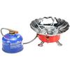 Lixada Windproof Piezo Ignition Gas Stove Outdoor Cooking Gas Burner with