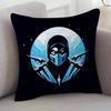 Game Mortal Kombat Pillow Case Soft Double Sided Print Sofa Cushion Cover Throw Pillow Covers