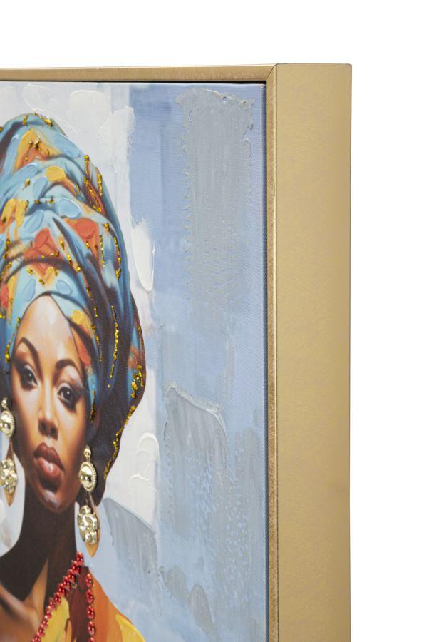 Painting With Frame Daphne -B- Cm 52X4,5X152