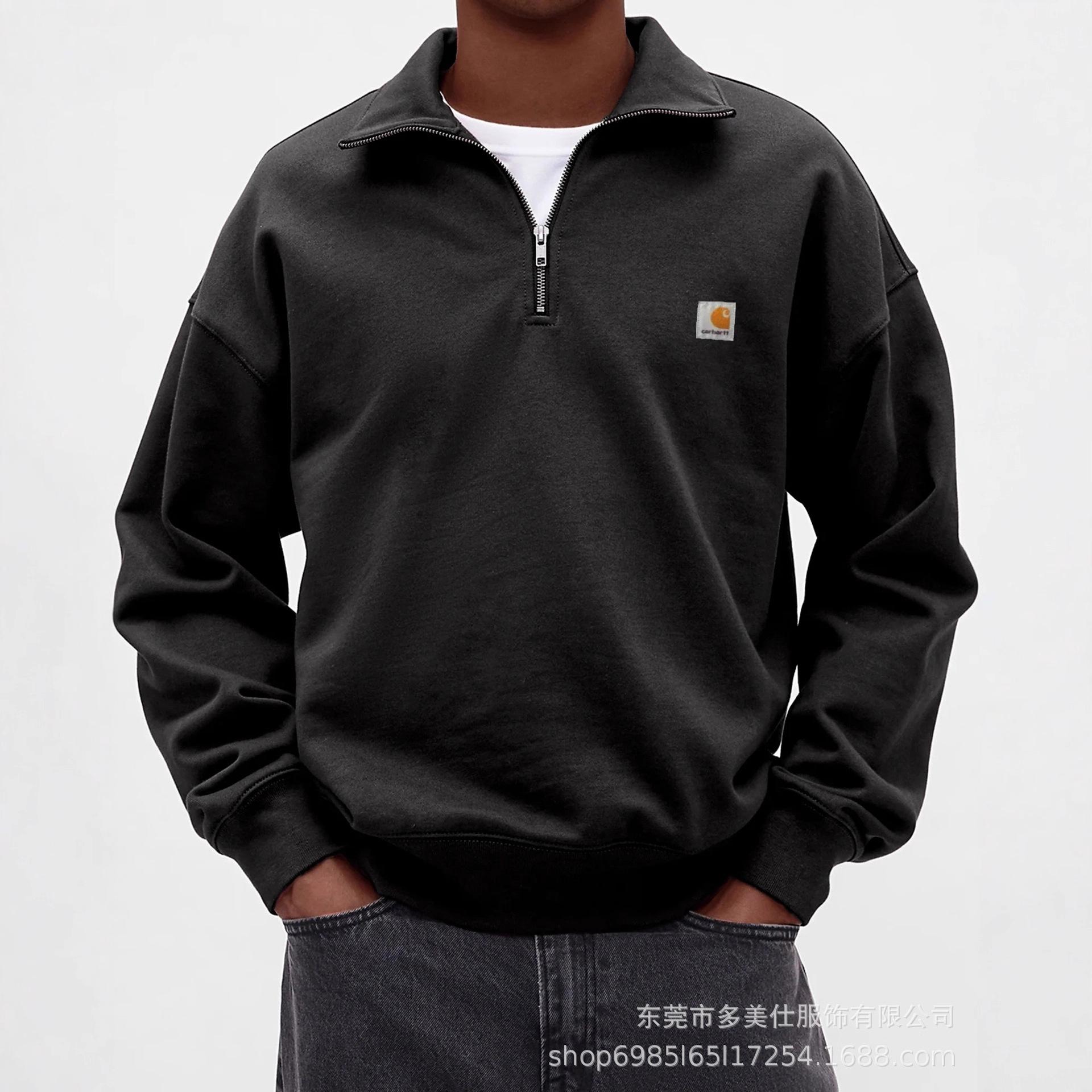 

2025 European Men s Casual Long Sleeve Zipper Hoodie - Autumn/Winter Fashion XL хакі