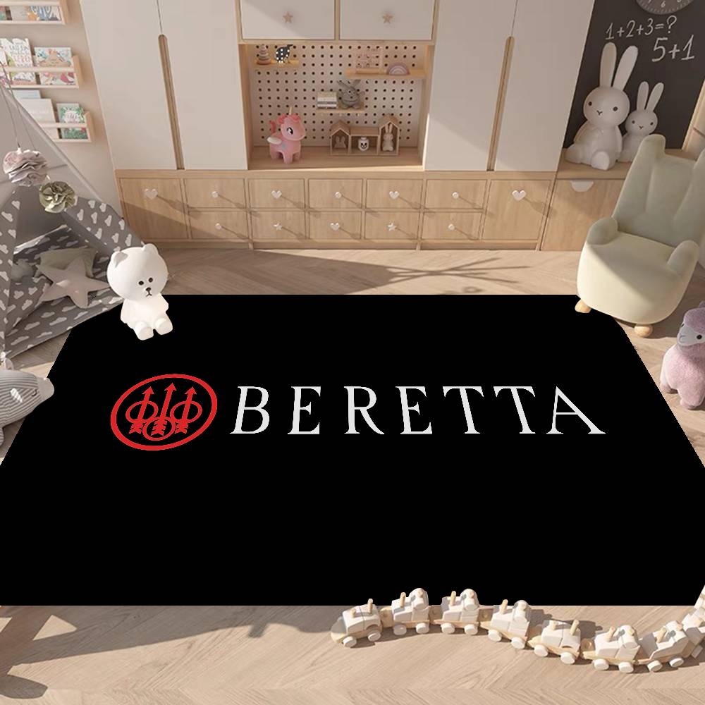 G-Gun Beretta Floor Mat Non-Slip Laundry Room Mat Laundry Decor Balcony Child Living Room Bedside Mats