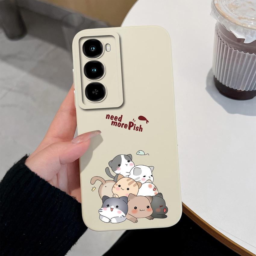Cover Per itel City 100 C671L 6.75 pollici Custodie per Telefono Moda Fantasia Orsetto Orsetto Morbido Silicone Liquido Antipolvere Custodia Protettiva