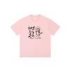 Unisex Summer Trend Cat Print Cotton Tee, Drop Shoulder, Loose Fit