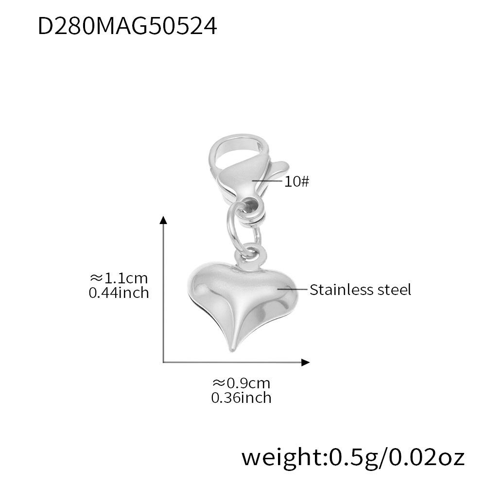 Qiong Yao Sparkle 5A Zirconia Dog Pendant Necklace & Bracelet Set in Stainless Steel.