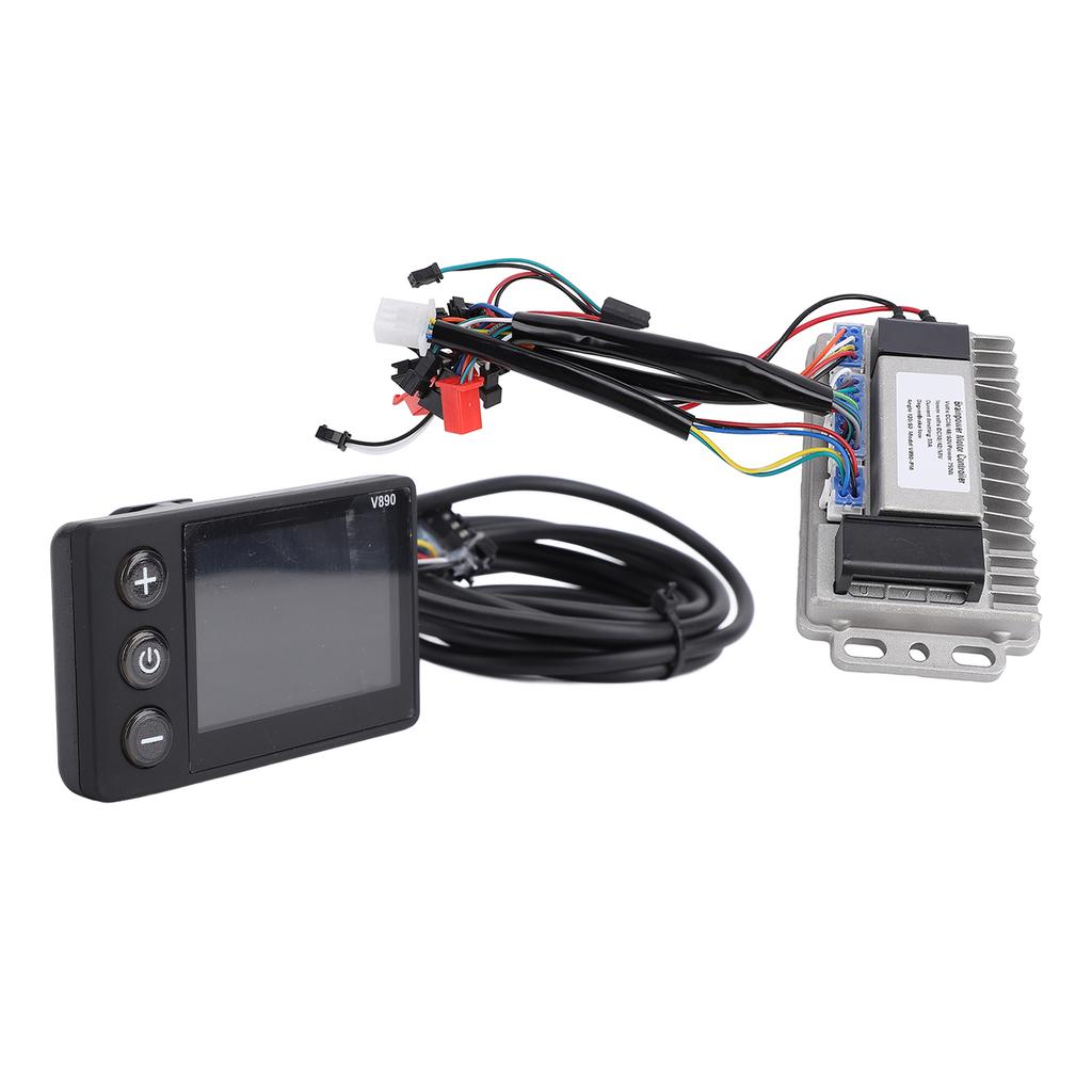 Controller V890 LCD Display Panel Kit 36V 48V 60V 750W 33A ABS Aluminum Alloy Fast Heat Dissipation