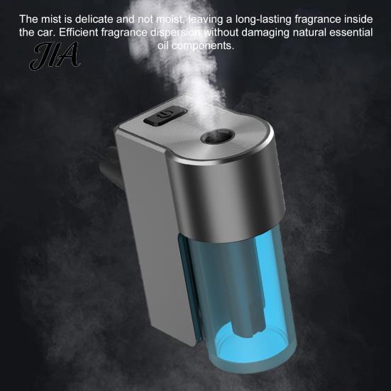 Electric Air Freshener for Home Smart Car Sprayer, Automatic Aroma Diffuser Vehicle AC Vent, USB Rechargeable Essential Oil Interior And Use