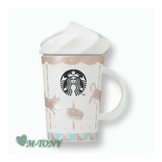 Starbucks Starbucks Whip Lid Mug Carousel 355ml Starbucks/Tumbler/Starbucks Tumbler/Starbucks Mug/Mug Cup/Christmas/Valentine/Halloween