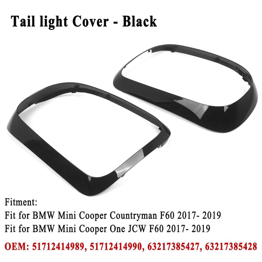 

Headlight / Tail Lights Shell Cover Ring Decoration Trim Sticker for MINI Countryman Cooper F60 One JCW 2017-2023 / 2017-2019 B Tail light 17-19