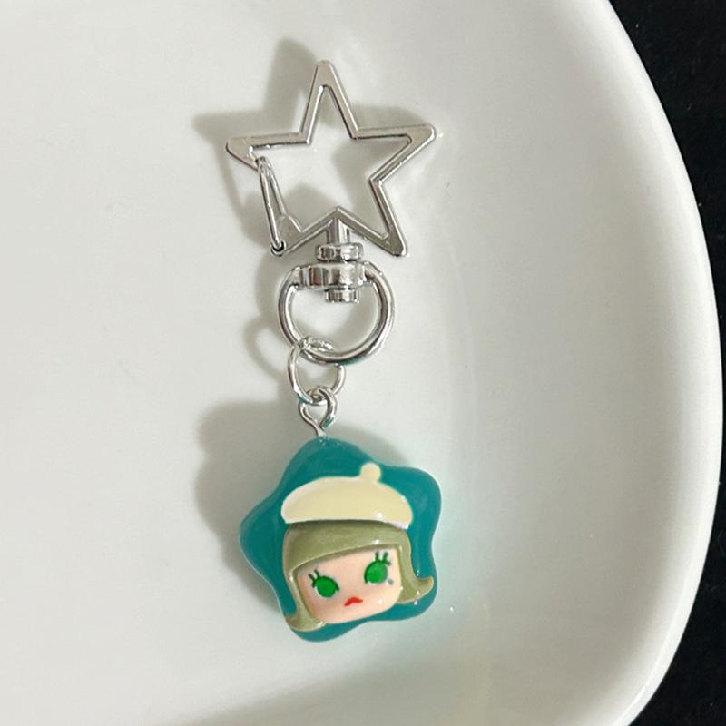

Kawaii мультфильм животные пентаграмма светящийся брелок креативная девушка сердце светится в темноте брелок сумка кулон автомобиль ключи аксессуары