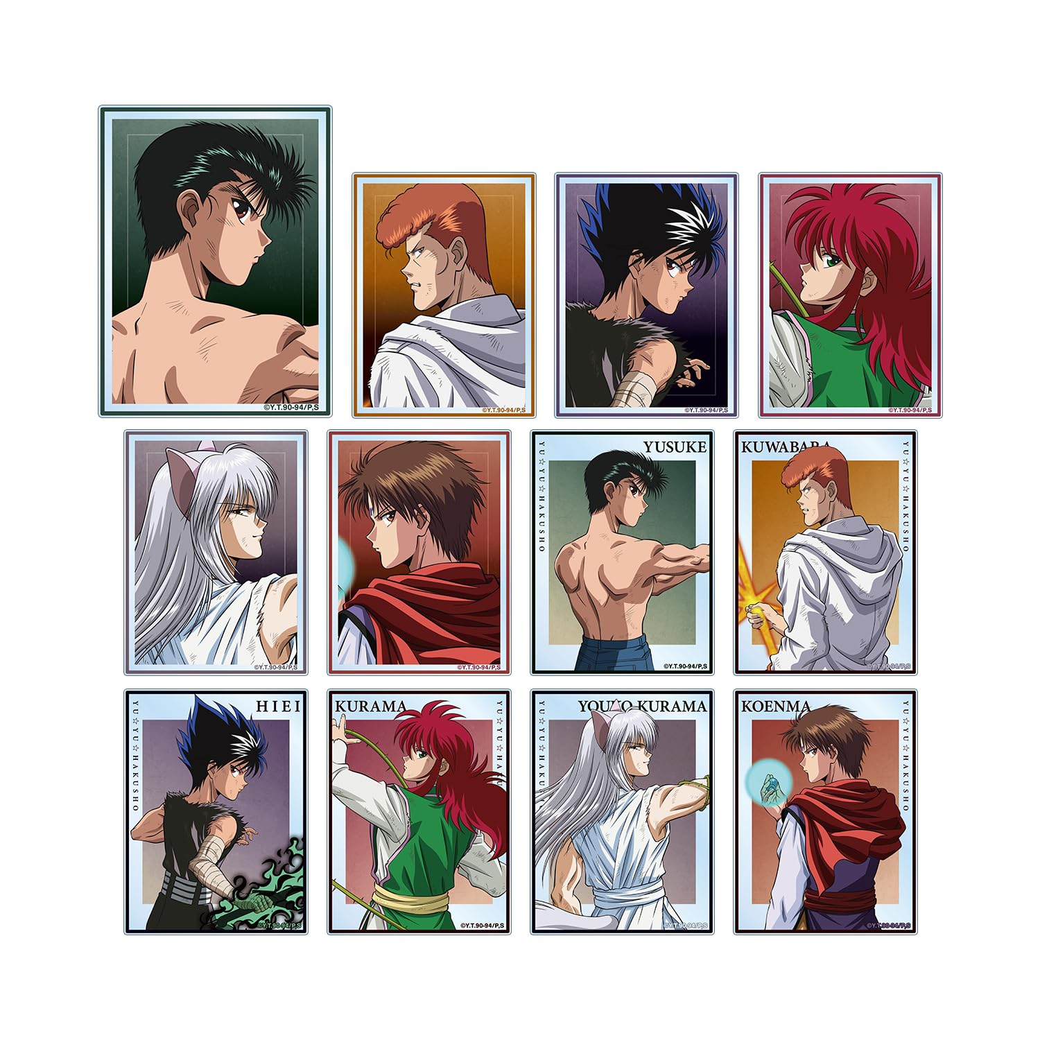 

Yu Yu Hakusho Original Drawing Fighting Back Trading Acrylic Card Box of 12 Ver.