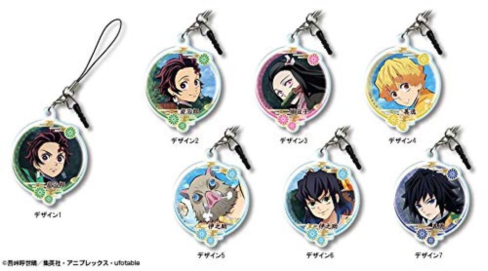 Demon Kimetsu No Yaiba Acrylic Earphone Jack Accessory Design 04 Slayer Ver.2 (Zenitsu Agatsuma)