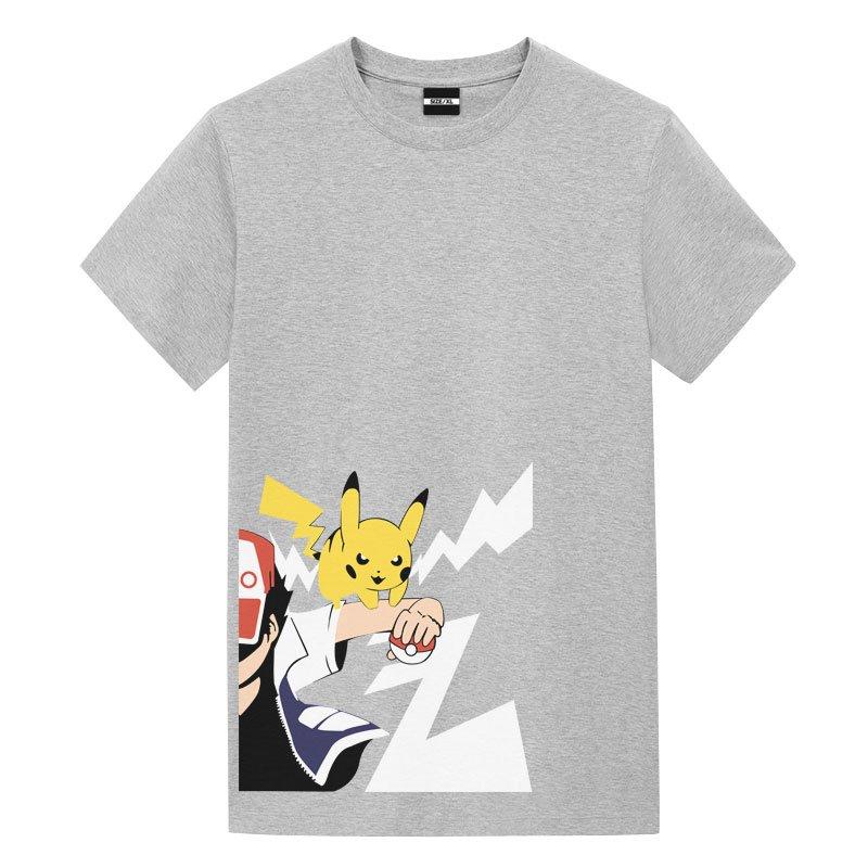 Pokemon 2026 Summer Anime Tshirt Men Women Short Sleeve Cotton T Shirt Pikachu Pokeball Streetwear Casual Tops Graphic Tee Y2k