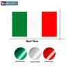Reflective Italian Flag Vinyl Front Bumper Trunk Body Fender Sticker For Alfa Romeo Stelvio Giulia 159 Giulietta 147 Mito 156 4C