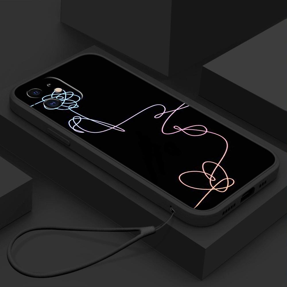 

Samsung Galaxy A25 S23 FE для iPhone 11 12 13 14 15 Pro Max Мягкий чехол для телефона с прямым краем и ремешком с ремешком A18 Love Yourself Цветочное искусство