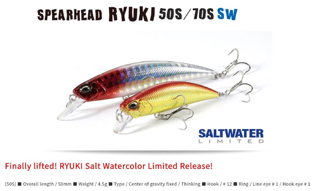 Duo Spearhead Ryuki 50S SW Sinking Lure ACC0001 (0503)