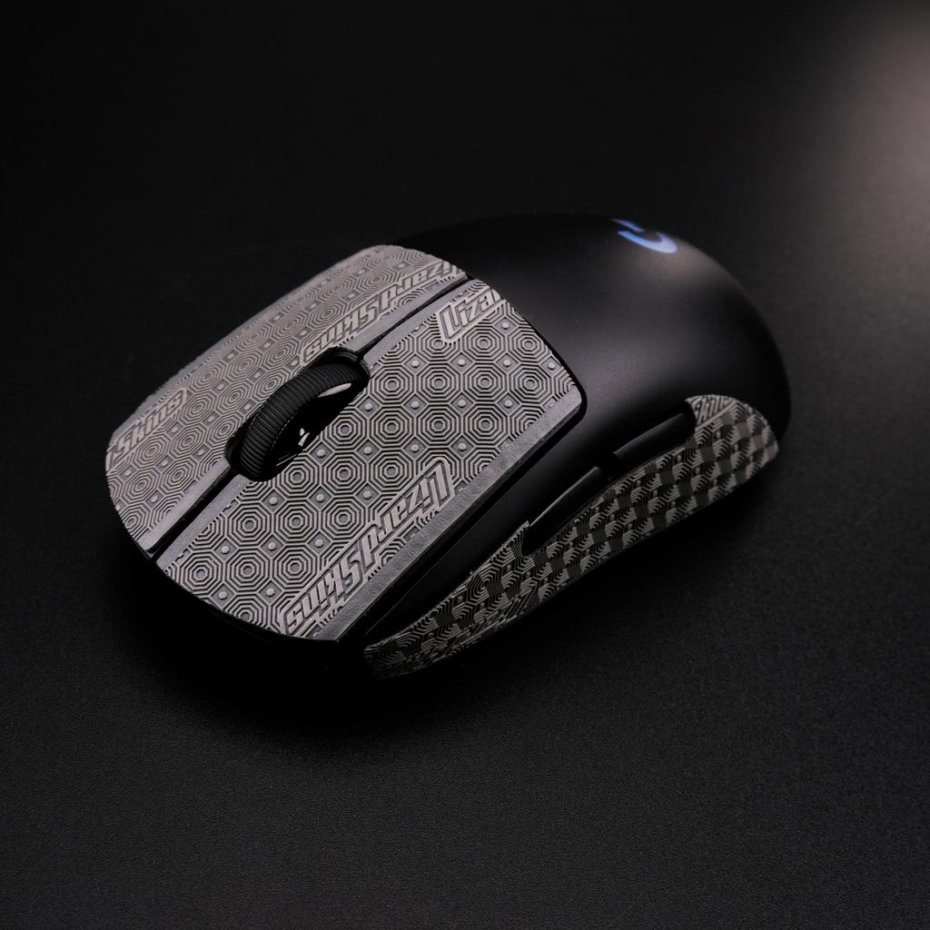 Custom Textured Reptile Grain Grip Tape Compatible Ultra-Light Symmetrical Ergo Feather-Light Mouse Skin Gift for GPW2/3