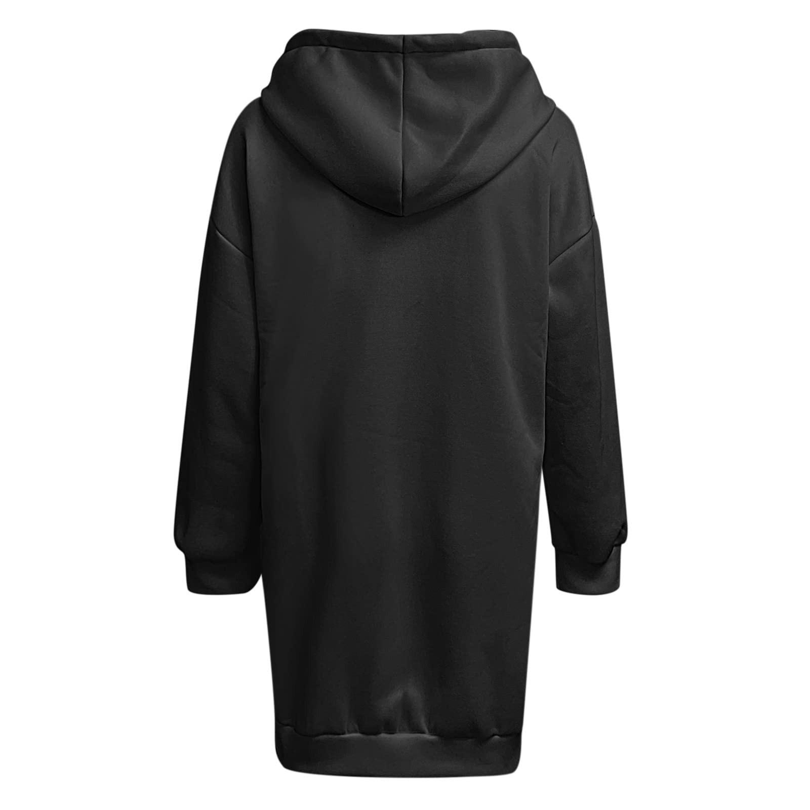 (радость выбирать)Женские повседневные толстовки с длинным рукавом и пуловером на шнуровке — фото 12