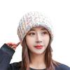 Winter Wool Hat Women's Autumn and Winter Versatile Trendy Hat Sweet Thickened Pullover Hat Men's Warm Ear Protection Knitted Hat