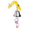 1PC Parrot Bell Toys Birds Chewing Hanging Swing Cage Toy Bite Accessories Parakeet Beads Cockatiel Play Pet Bird Supplies