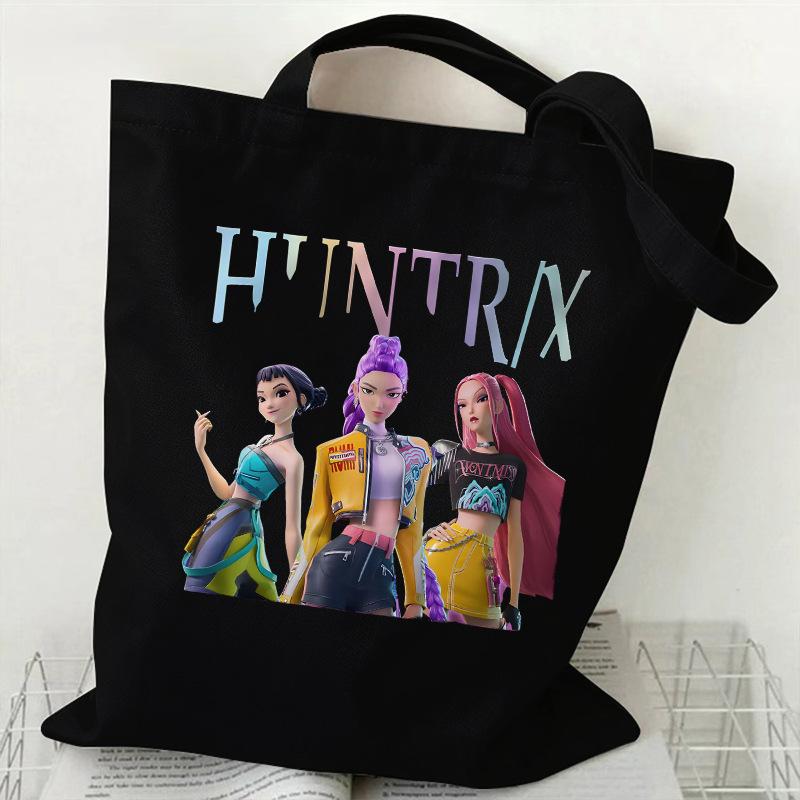 Hot sale Kpop Korean Witch Hunter Girls Group printed canvas bag for women's daily shopping bag