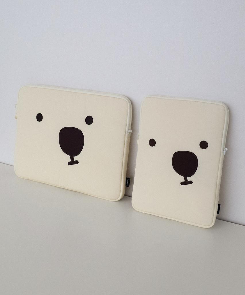 Kimhachan Nylon Embroidered Laptop Pouch - 3 Colors