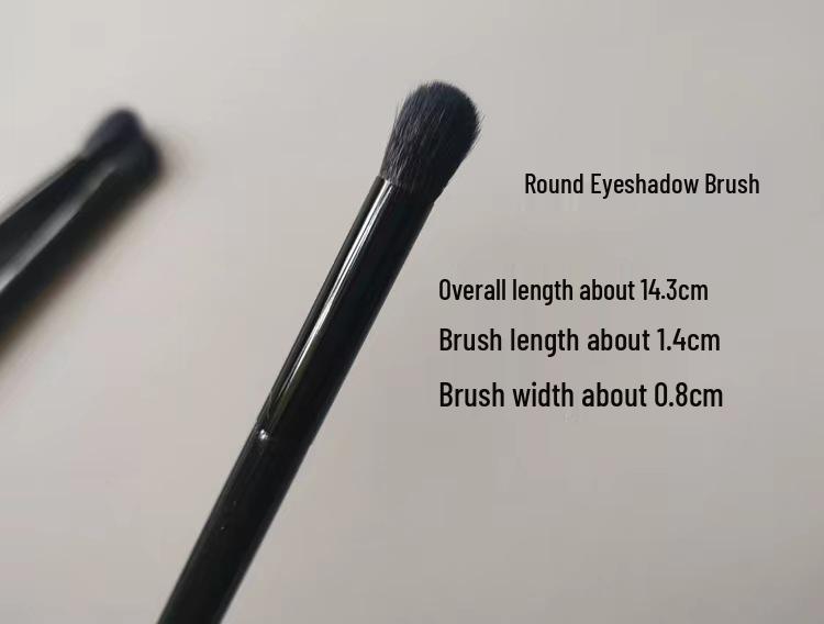 Suqq Grey Squirrel Hair Eyeshadow Brush - Medium Size Blending Brush, Soft Animal Hair for Laying Color