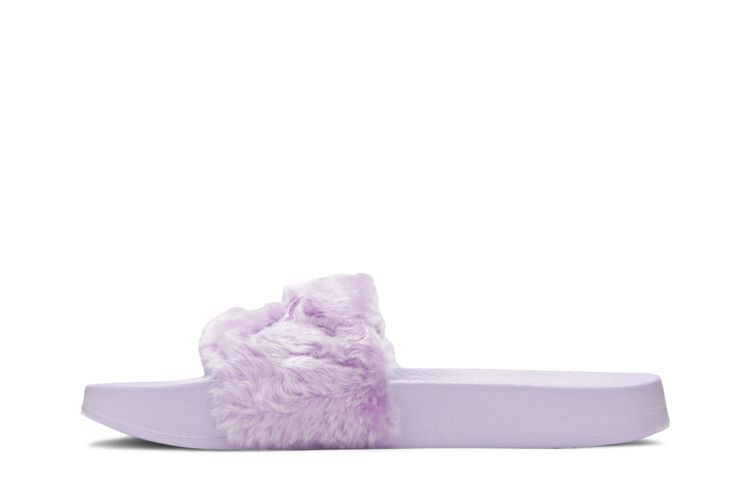 Klapki damskie Puma Fur Slide Rihanna Fenty Orchid Bloom (Kobiety) Kwiat storczyka/Srebrny Puma