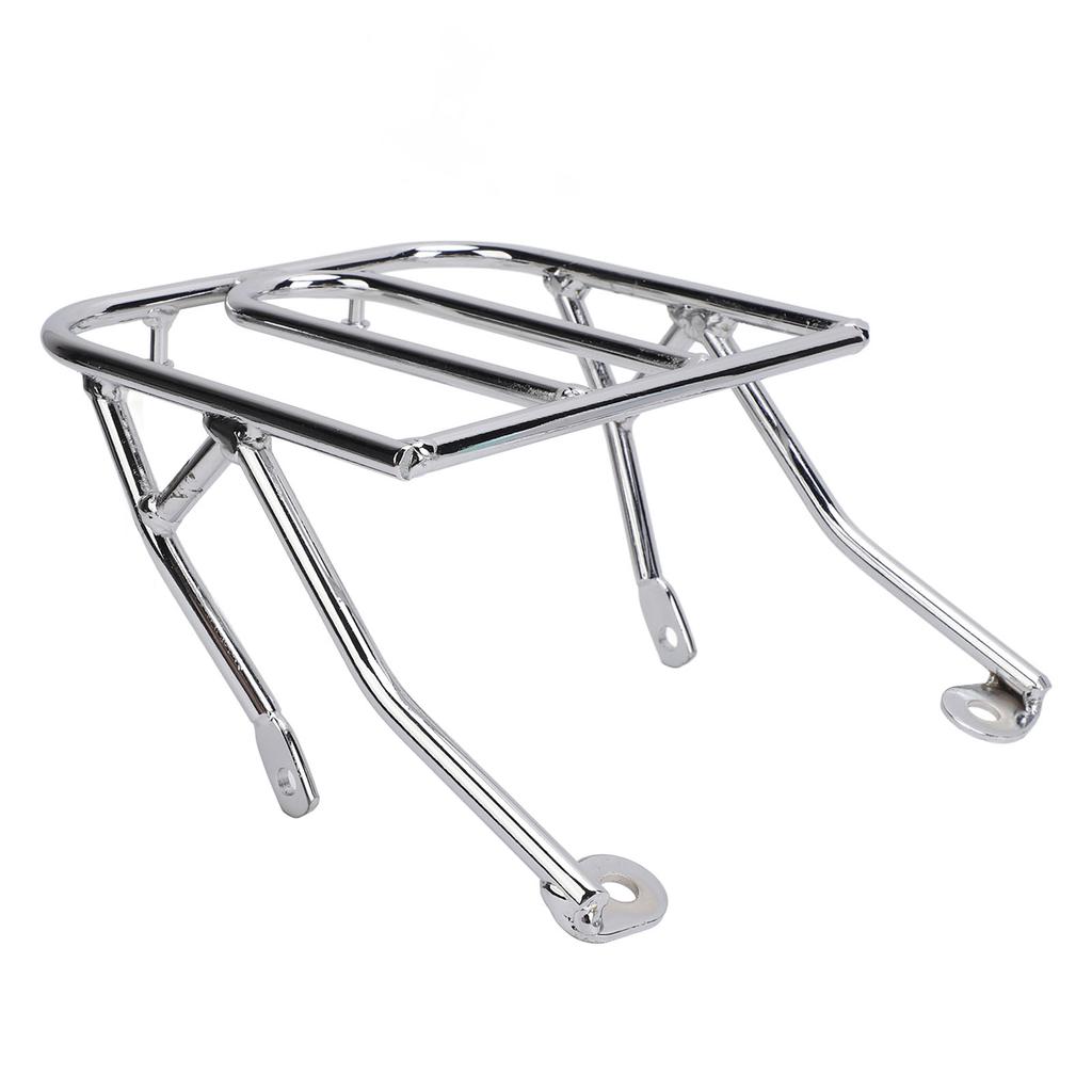 Motorcycle Front Luggage Rack Stainless Steel Polishing Surface Rustproof Cargo Holder Shelf for