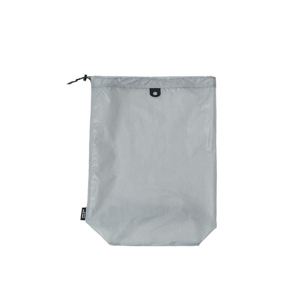 

Solid Color Slippers Storage Bag Silicon Coated Nylon Umbrella Organizers Pouch Camping M сірий