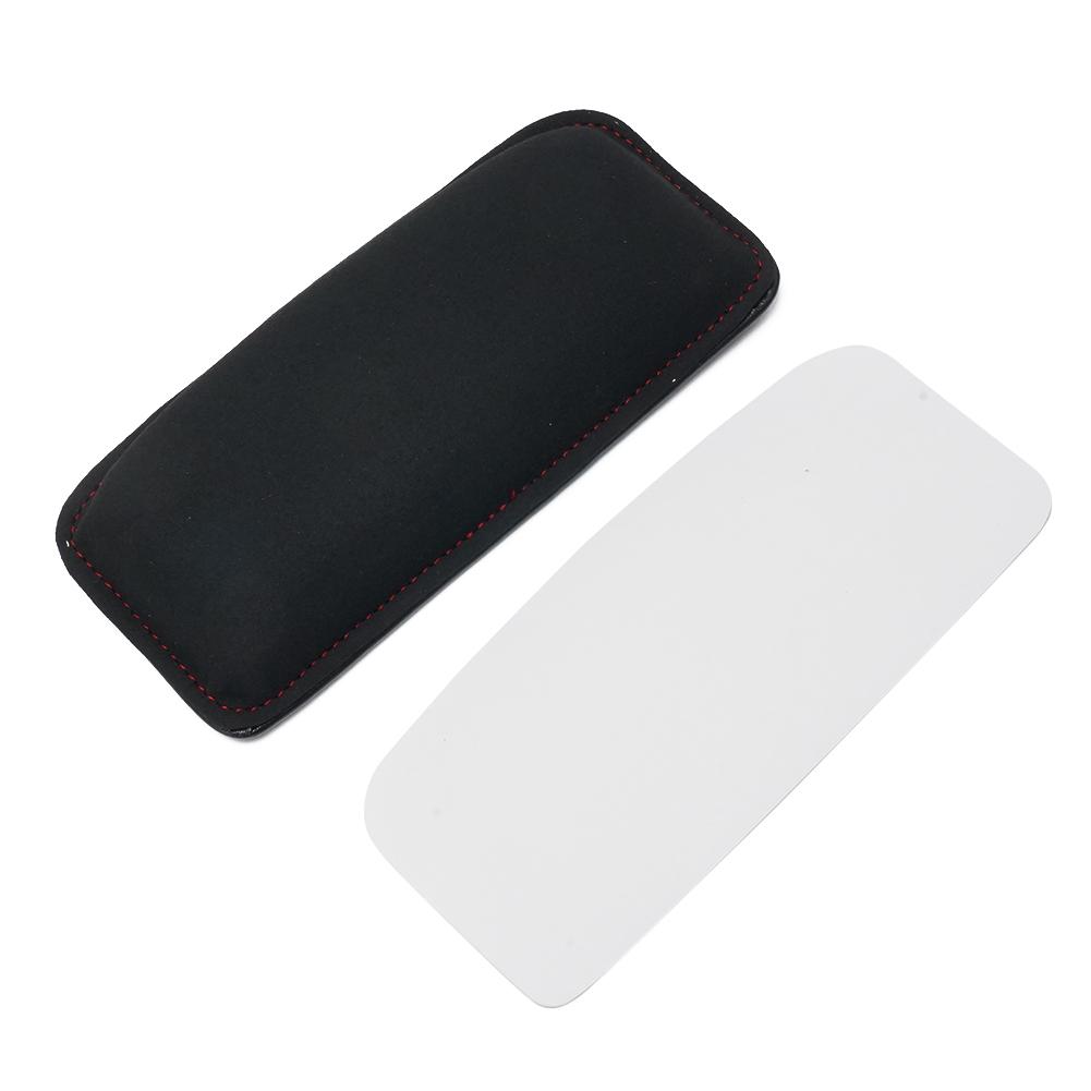 Car Knee Pad with Memory Foam Cushion for Auto Headrest Support Soft Suede Leather Leg Thigh Comfort Tool for Vehicle Use