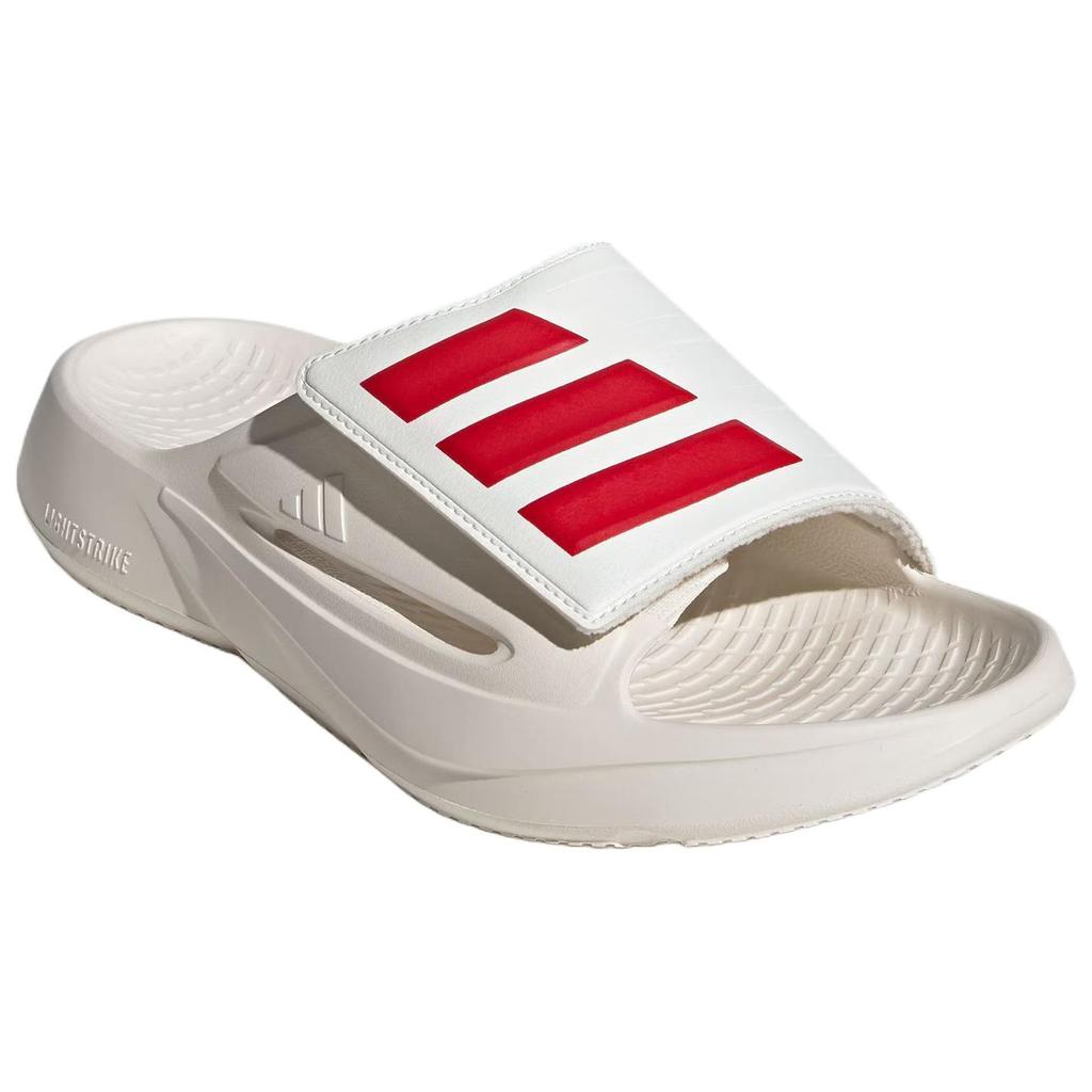 adidas Lightblaze Slide Comfortable One-Strap Sandals Unisex Sandals Han-Jade-White IH8944