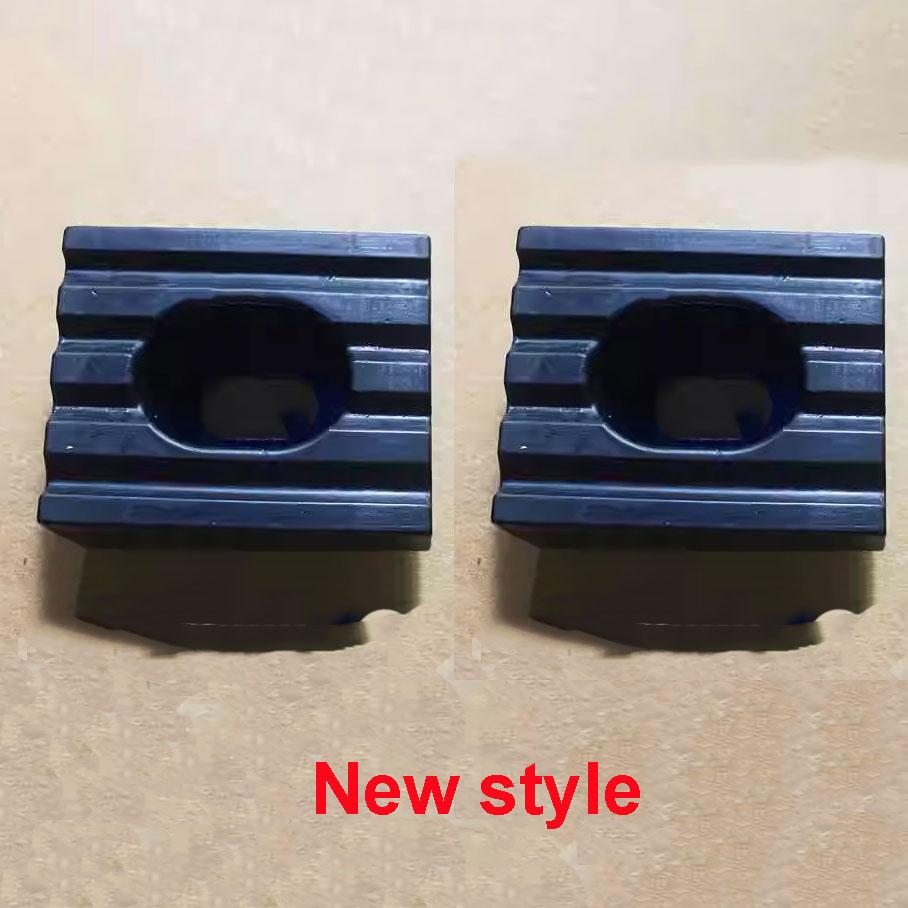 Baificar New Style Rear Door Tailgate Lower Lock Stainless Steel Cover Plate Buffer Block For SAIC MAXUS V80 New style -2PCS
